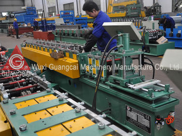 M C Purlin Roll Forming Machine With Hydraulic Station Shear High Efficiency